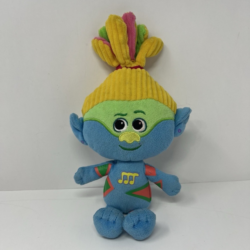 DreamWorks Trolls World Tour Tresillo Bounty Hunter Plush Toy Doll 8"